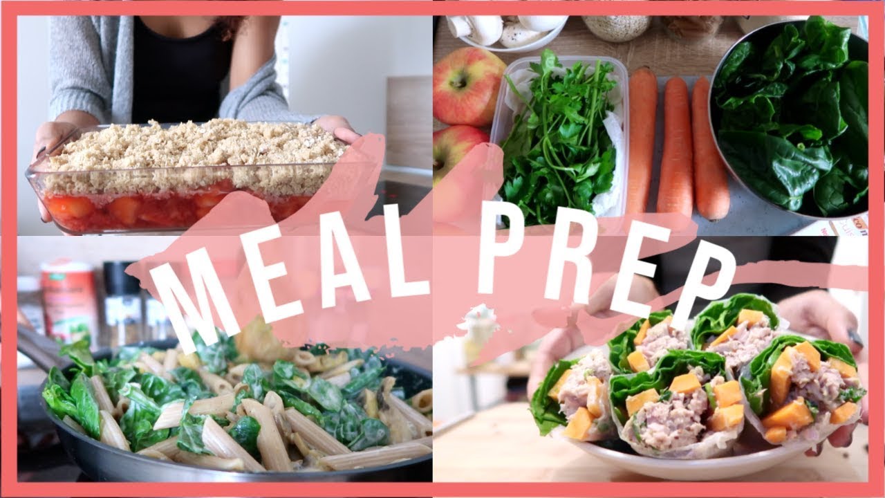 HEALTHY MEAL PREP | Je Prépare Mes Repas de La Semaine