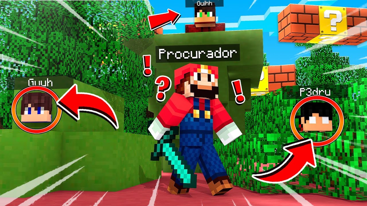 ESCONDE ESCONDE DO MARIO! *ESCONDERIJO 100% INVISÍVEL!* ✭ Guihh ✭