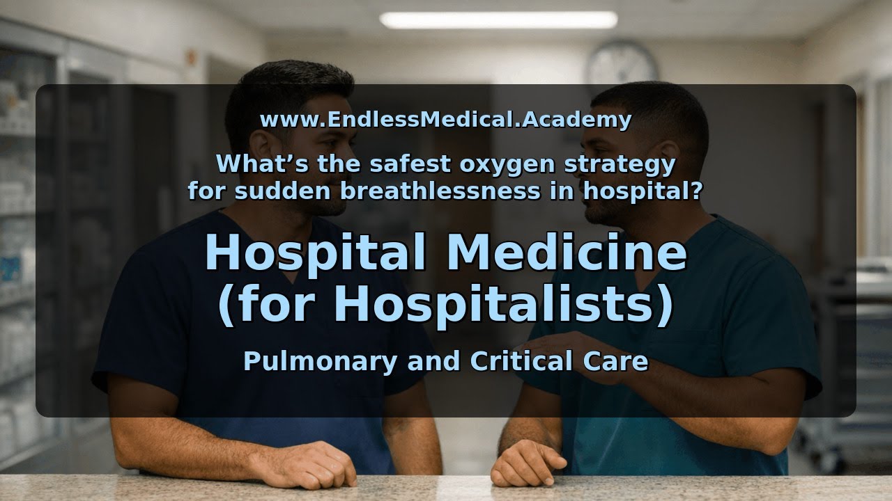 Pulmonary and Critical Care, Hospital Medicine (for Hospitalists) - Full Vignette with Extended Expl