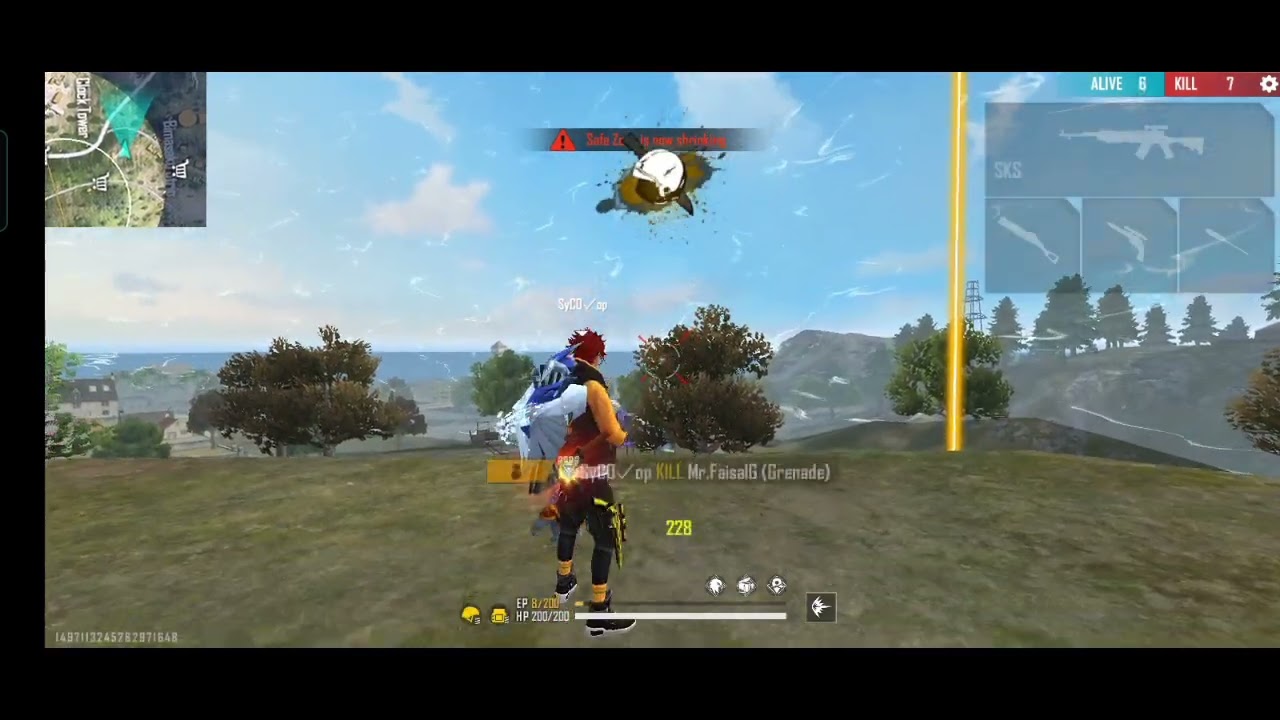 syco✓op freefire solo vs squad op game play #sycogang