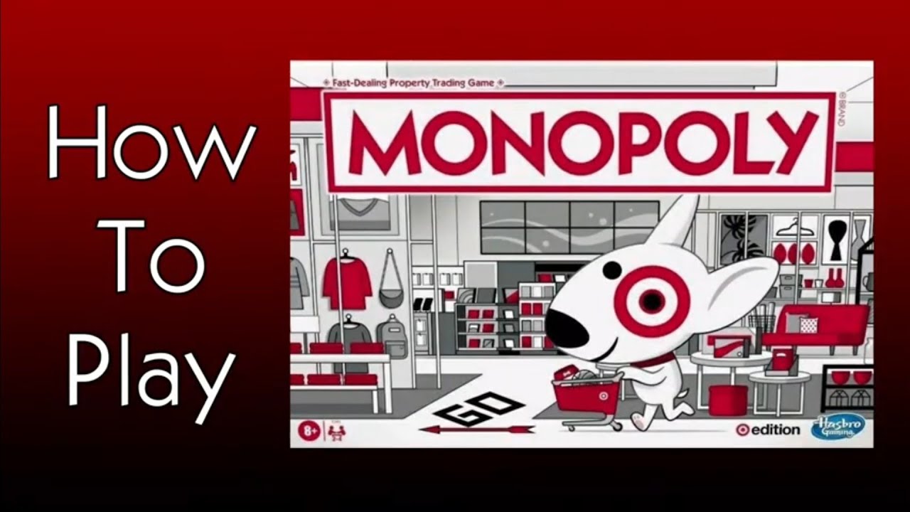 How To Play Monopoly The Target Edition Board Game (Hasbro)
