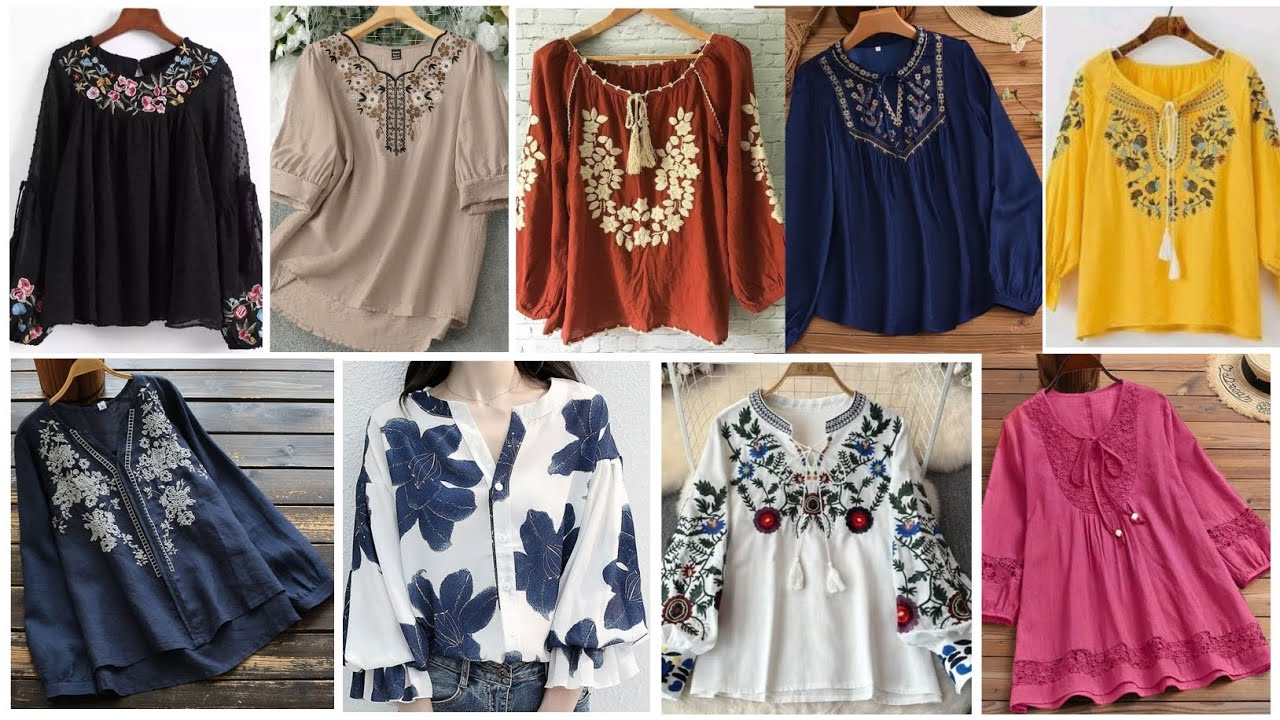 Stylish Top designs for girls | Latest short frock designs | Top designs with jeans