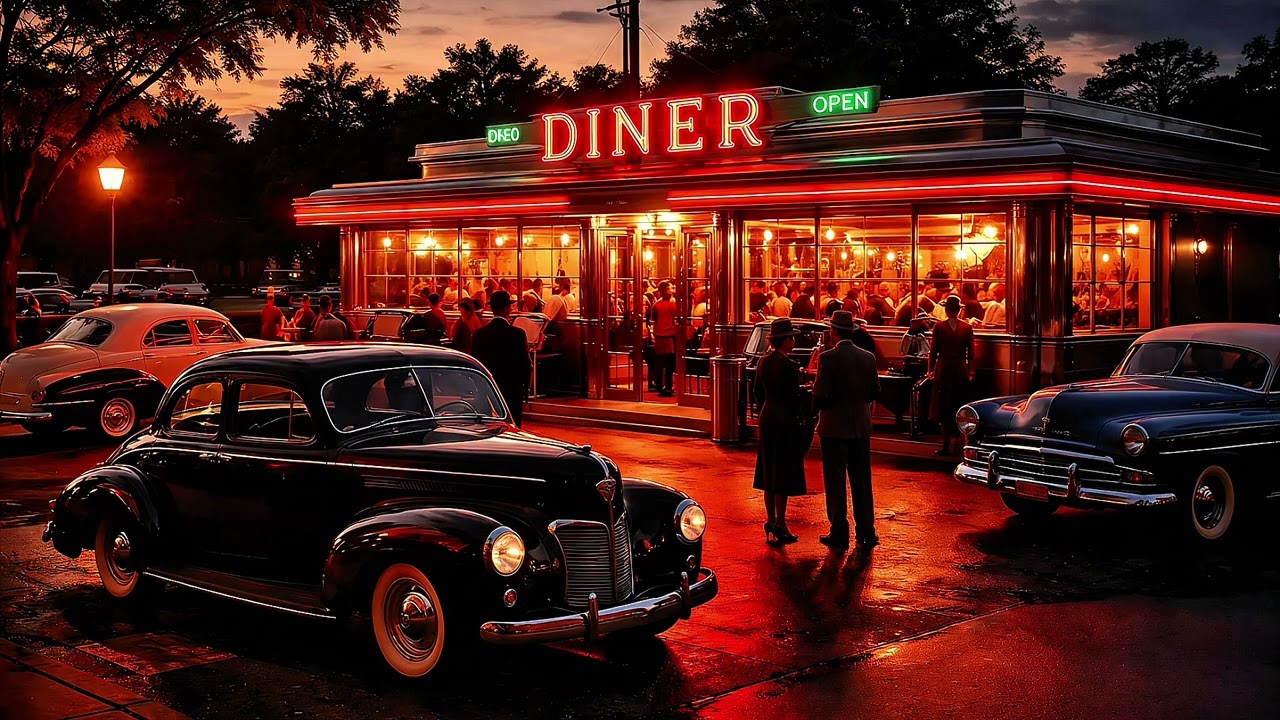 1940s Café de Jazz Romántico ☕ Jazz Suave y Lento al Estilo de Billie Holiday