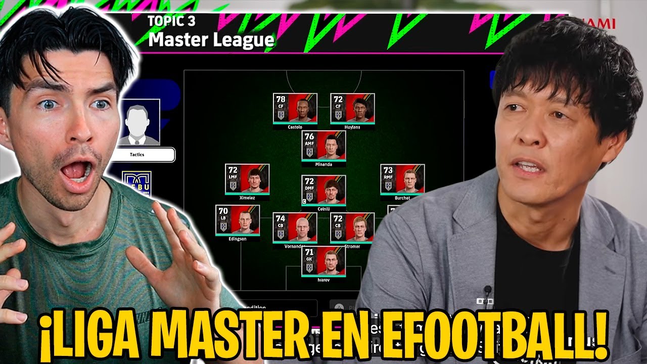 KONAMI ACABA DE ANUNCIAR LA LIGA MASTER EN EFOOTBALL!!