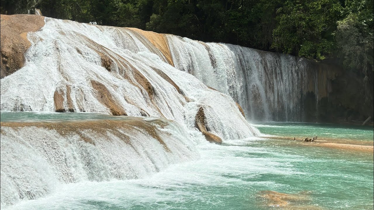 Cascadas de Agua Azul – Mexikos Naturwunder in voller Pracht! 🇲🇽 #mexico #cascadas #agua #azul 