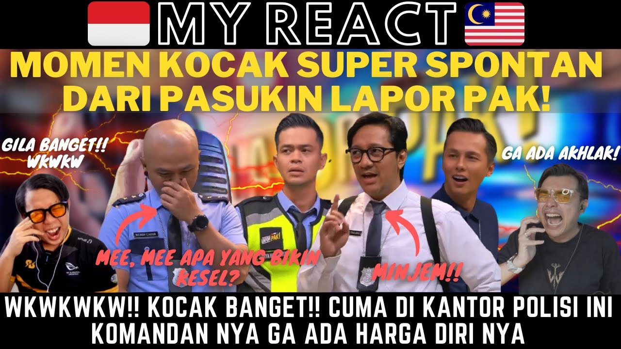 WKWKW!! LAJU BANGET MIKIR!! MOMEN PALING SPONTAN PASUKAN LAPOR PAK! GA ADA AKHLAK NIH WKWKWKWK!!
