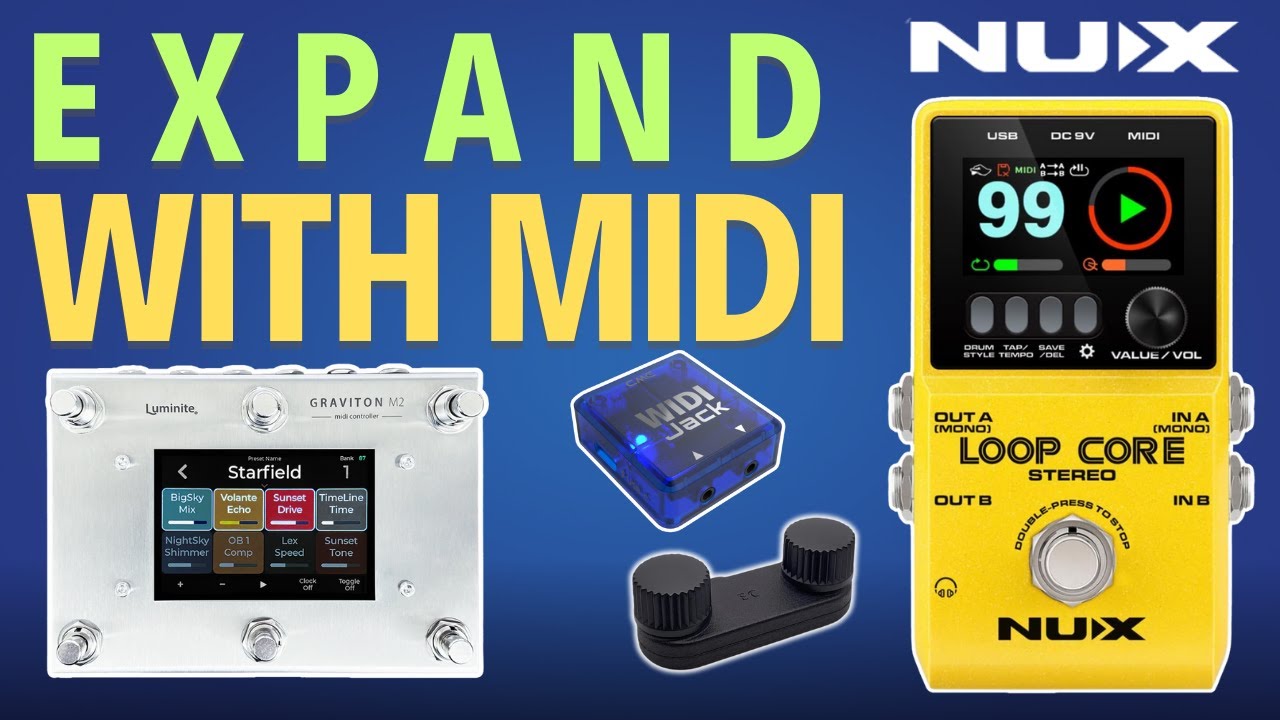 Loop Core Stereo: полное пошаговое руководство и интеграция с MIDI | NU-X