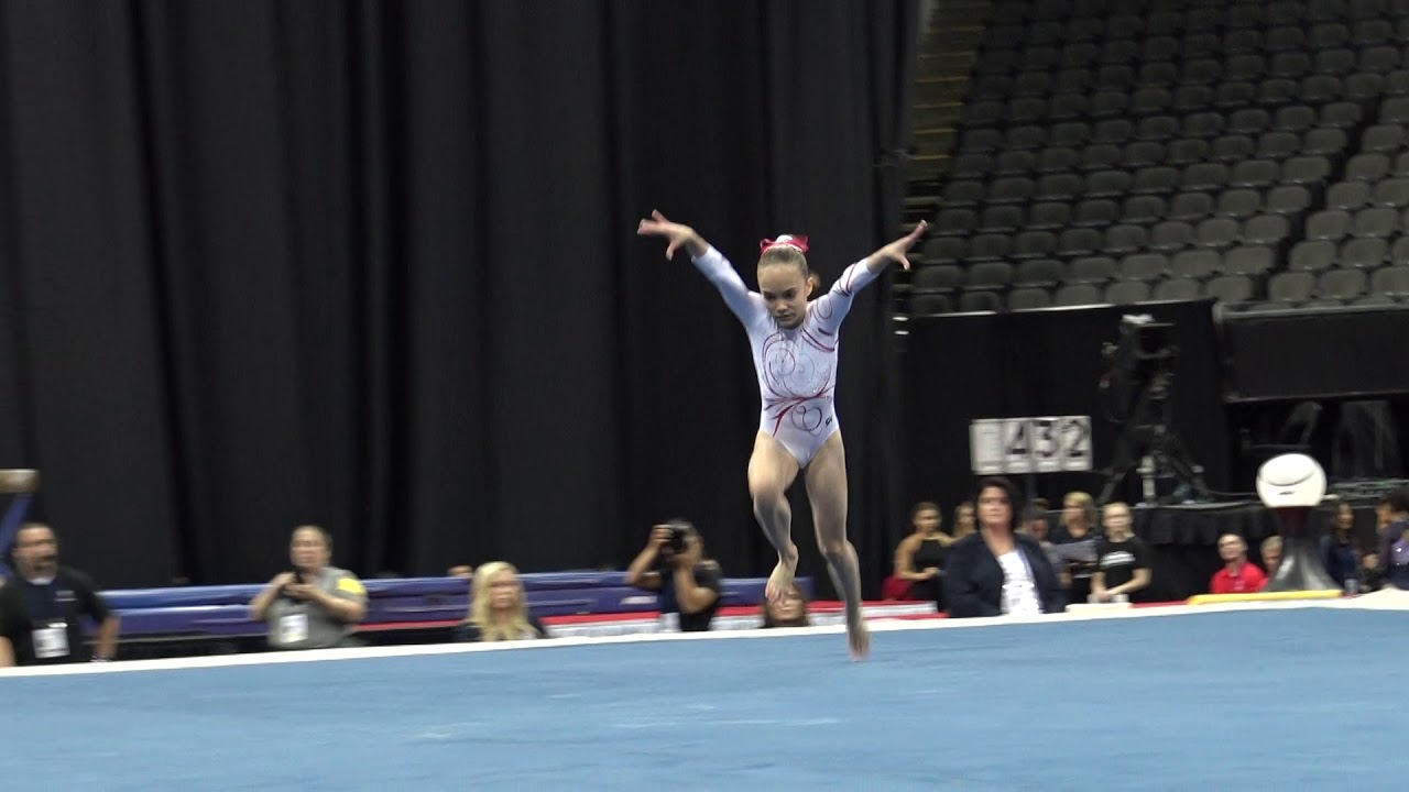 Mya Witte – Floor Exercise – 2019 U.S. Gymnastics Championships – Junior Women Day 2