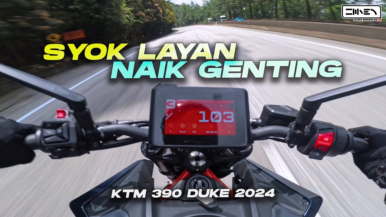 LAYAN CORNER GENTING ? INILAH MOTORNYA, LAYAN WOOO ! | KTM DUKE 390 2024 [4K]