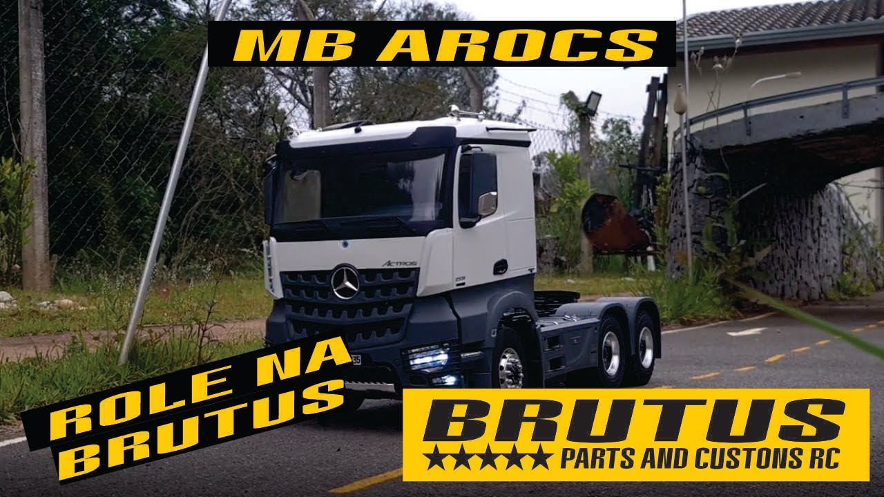 MERCEDES BENZ AROCS RODANDO NA BRUTUS PARK! o truck fora de estrada mais lindo que já montei!