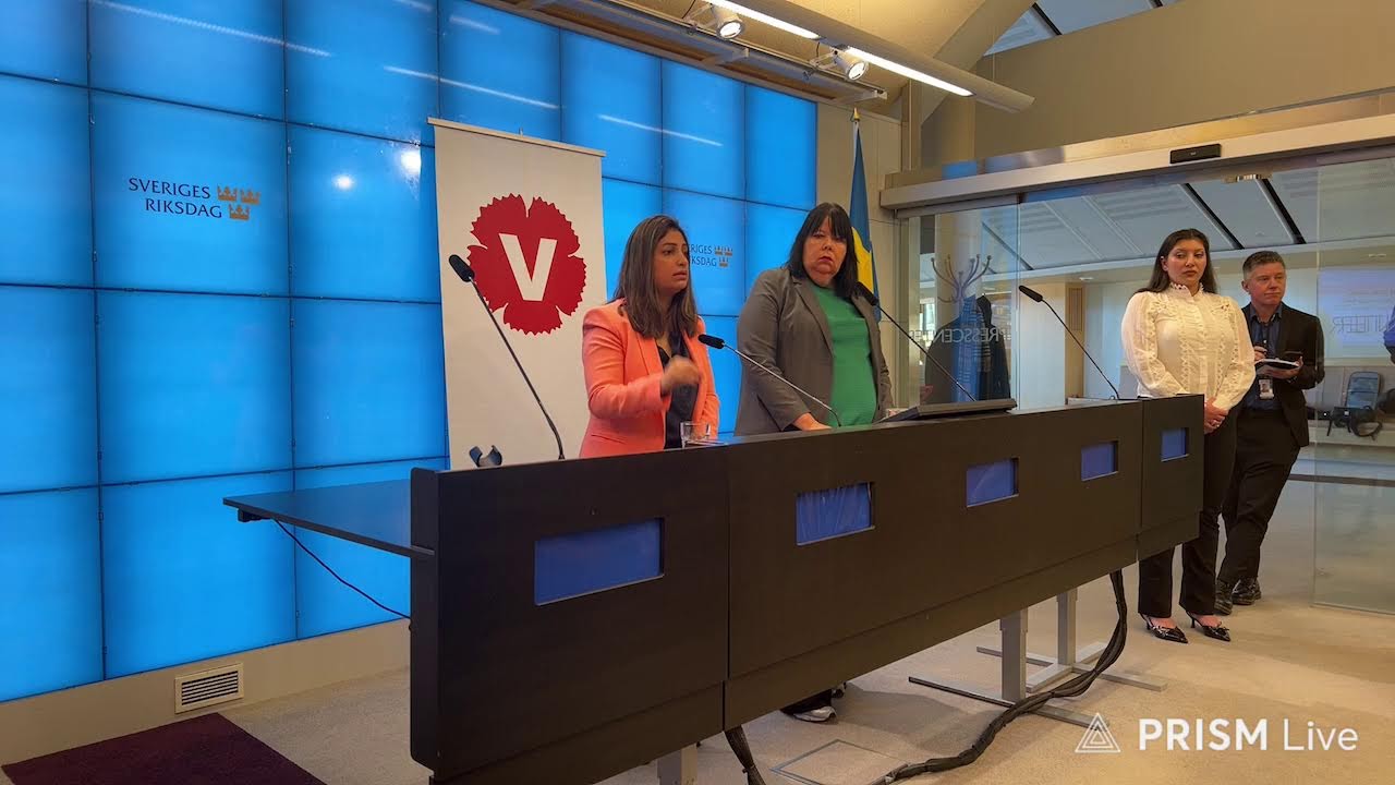 LIVE: Nooshi Dadgostar och Maria Forsberg håller pressträff om förslaget till valplattform
