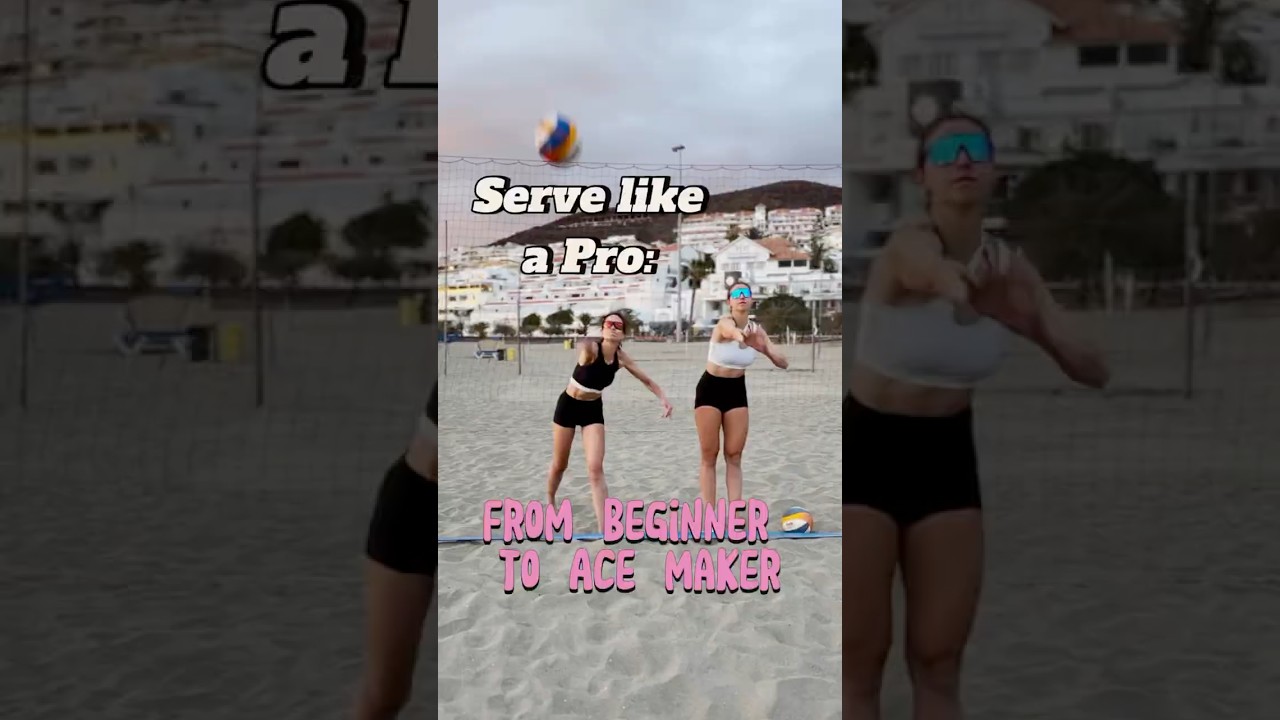 Serve like a Pro: from beginner to ice maker  #beachvolley #beachvolleyball #volleyserve #serve