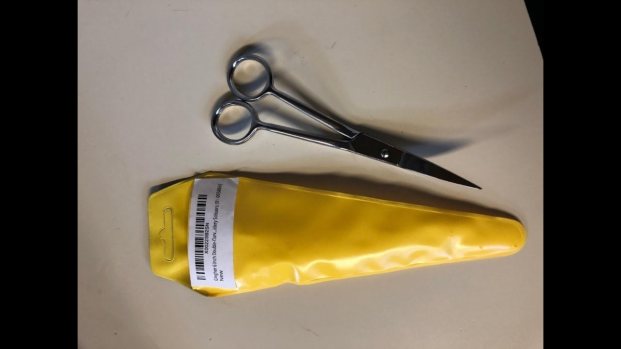 Gingher 6 Inch Double-Curved Machine Embroidery Scissors (01-005866) Amazon Review