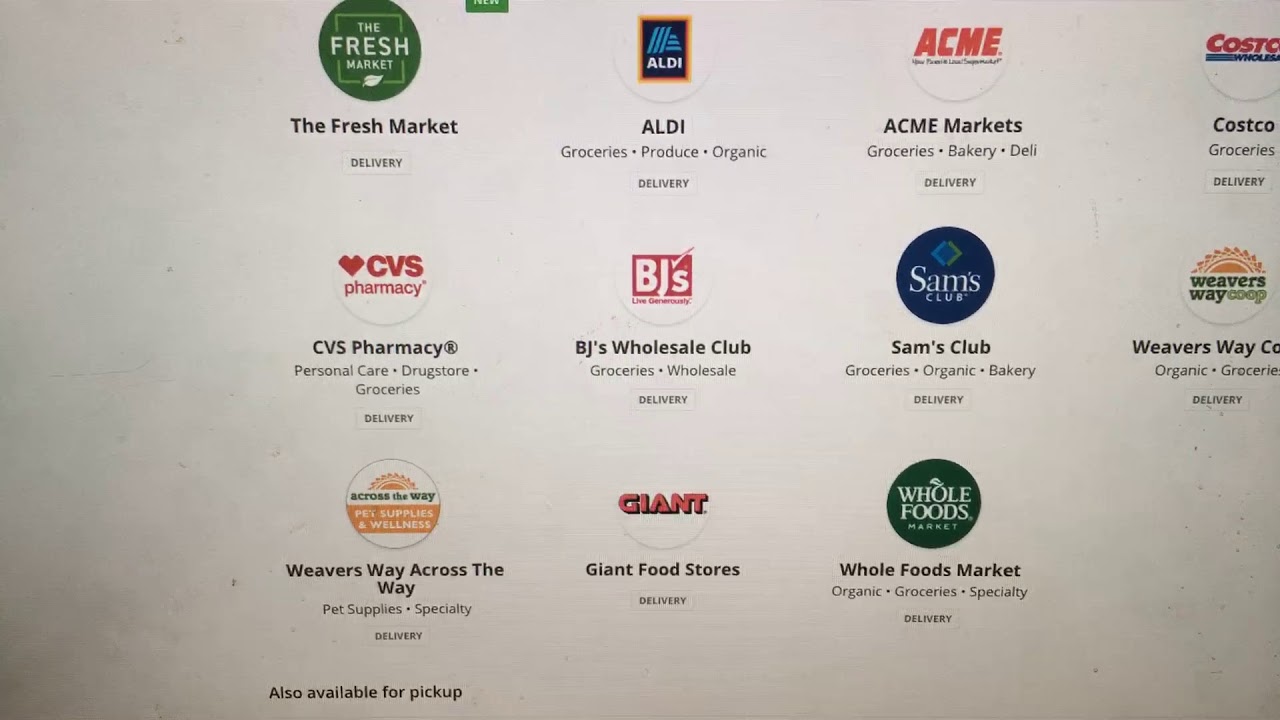 How to order Grocery’s online using Instacart!