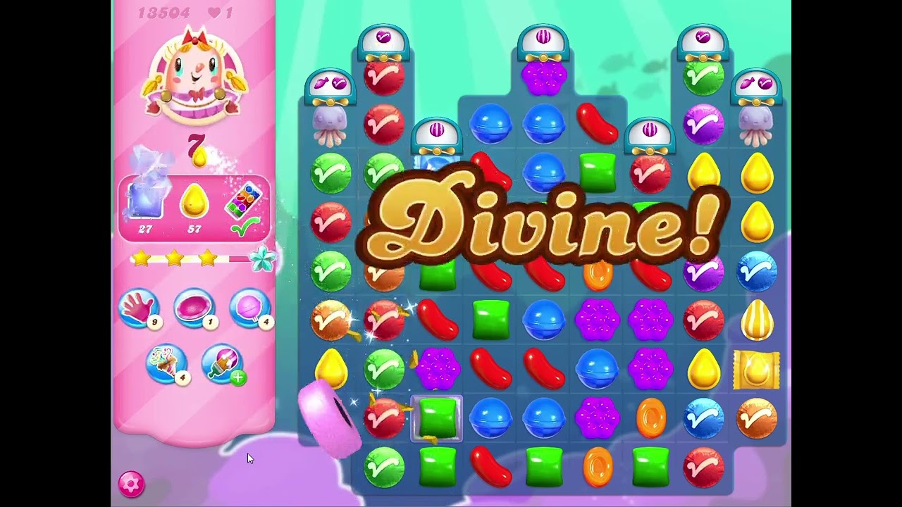 Candy Crush Saga Nivel 13504 completado sin boosters (level 13504)