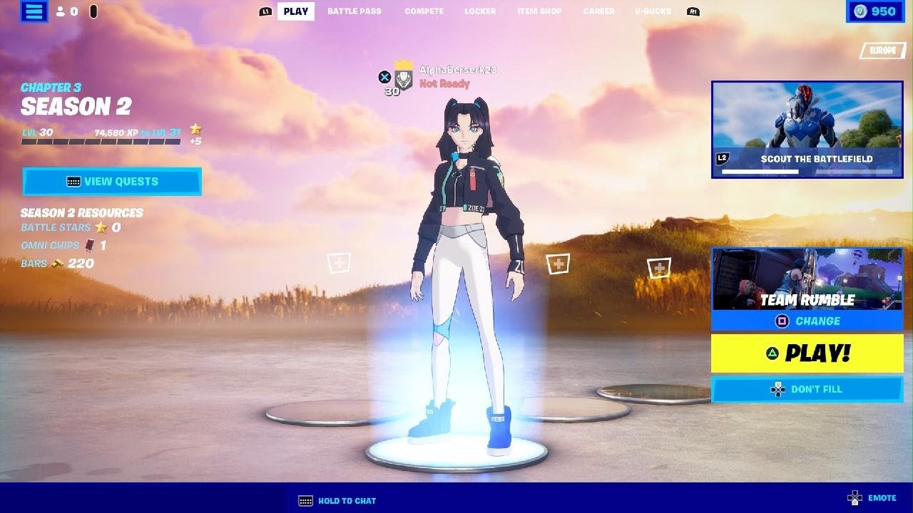 Fortnite | Zoe clash gameplay |