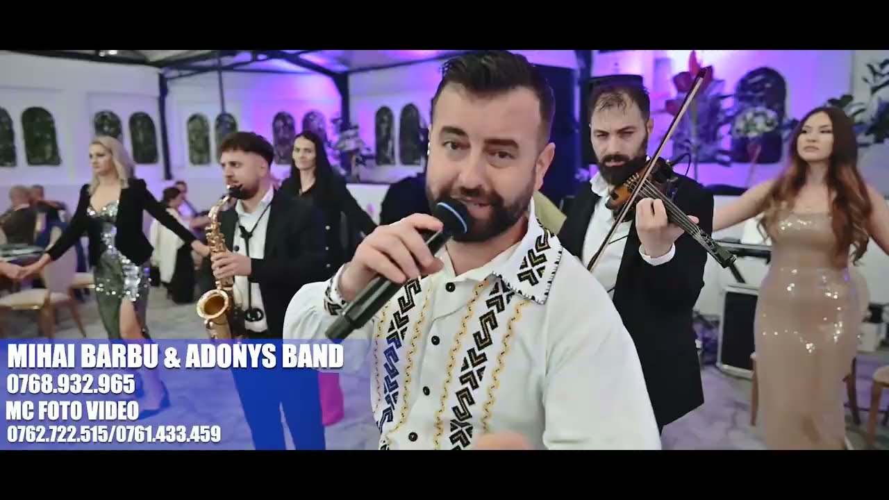 MIHAI BARBU & ADONYS BAND - NUNTA ANULUI AICI ( COLAJ HORE LIVE )