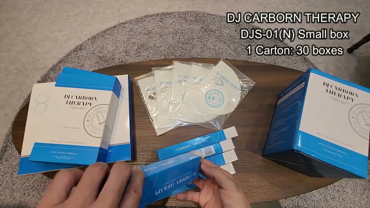 DJ Carborn Therapy DJS-01(N) _ information of small box _ Carboxy Therapy Mask