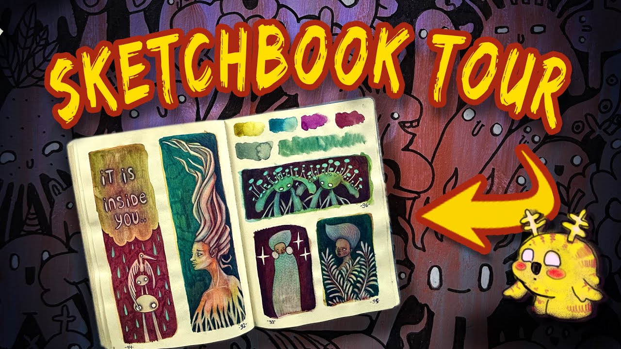 ✨ SKETCHBOOK TOUR that will inspire you to draw! ✨
