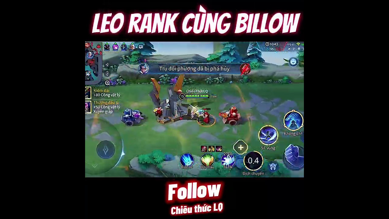 Leo rank cùng Billow #2 - Combat cháy máy 