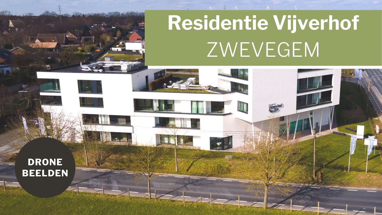 Dronebeelden Residentie Vijverhof in Zwevegem