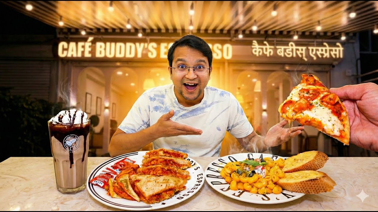 Is This The Best Cafe In Wakad? Cafe Buddy's Espresso Food review ☕️🍕
