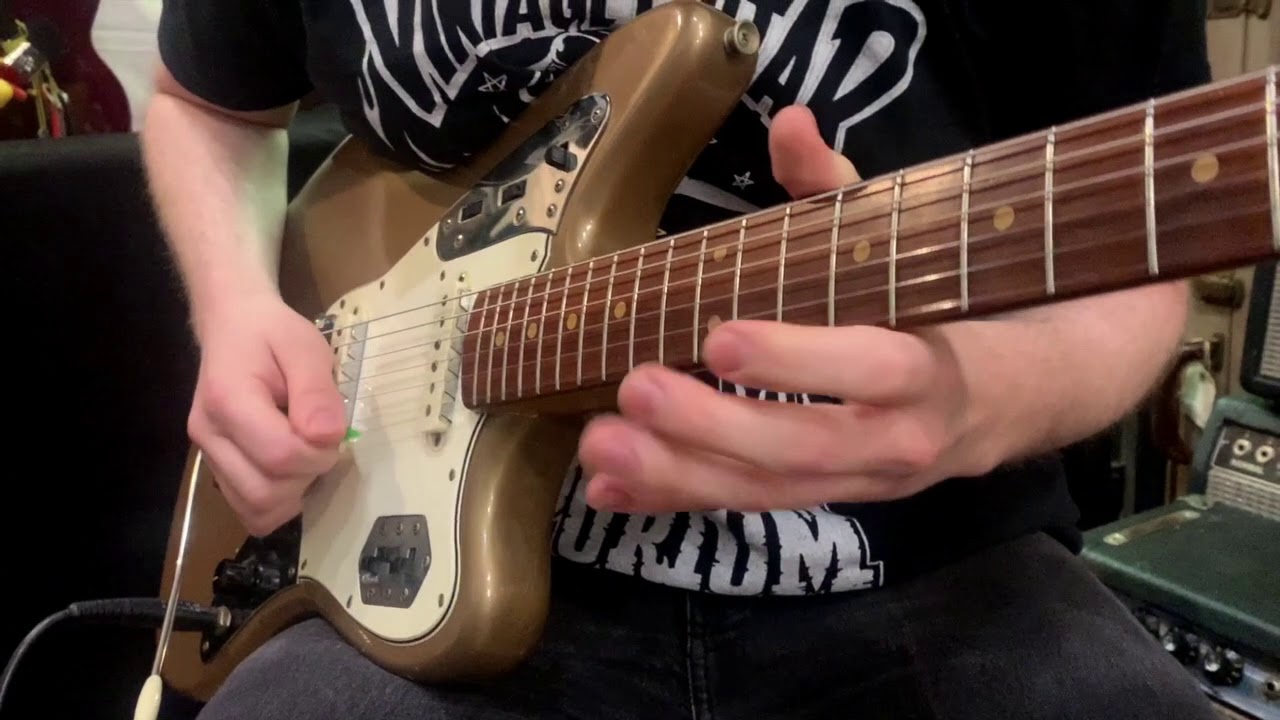 1965 Fender Jaguar in custom 'Firemist' Gold