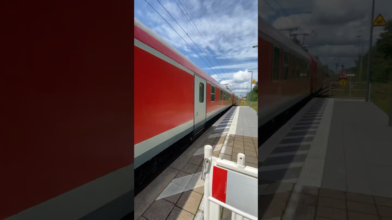 Ausfahrt des S6 Ersatzverkehrs von #wfl mit einer #br145 #trainspotting #train mit @JandrBaum
