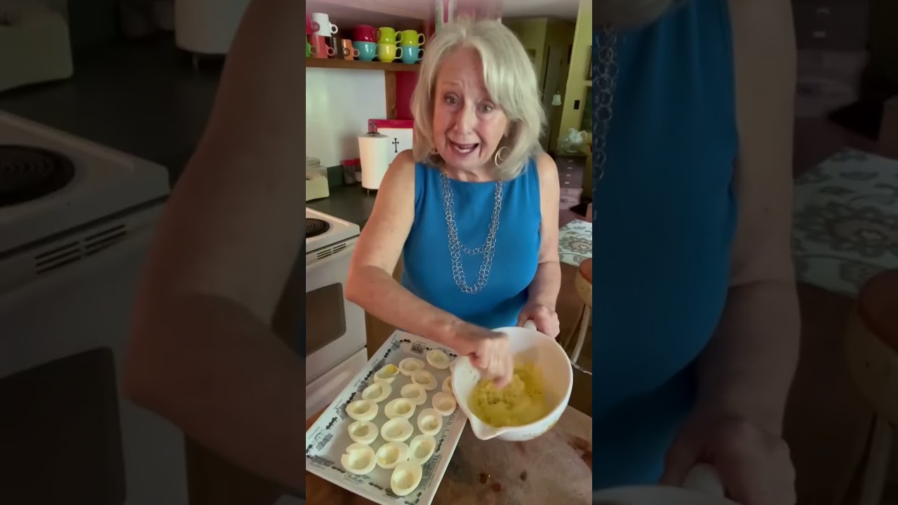 The Best Deviled Eggs Ever | Cooking with Brenda Gantt