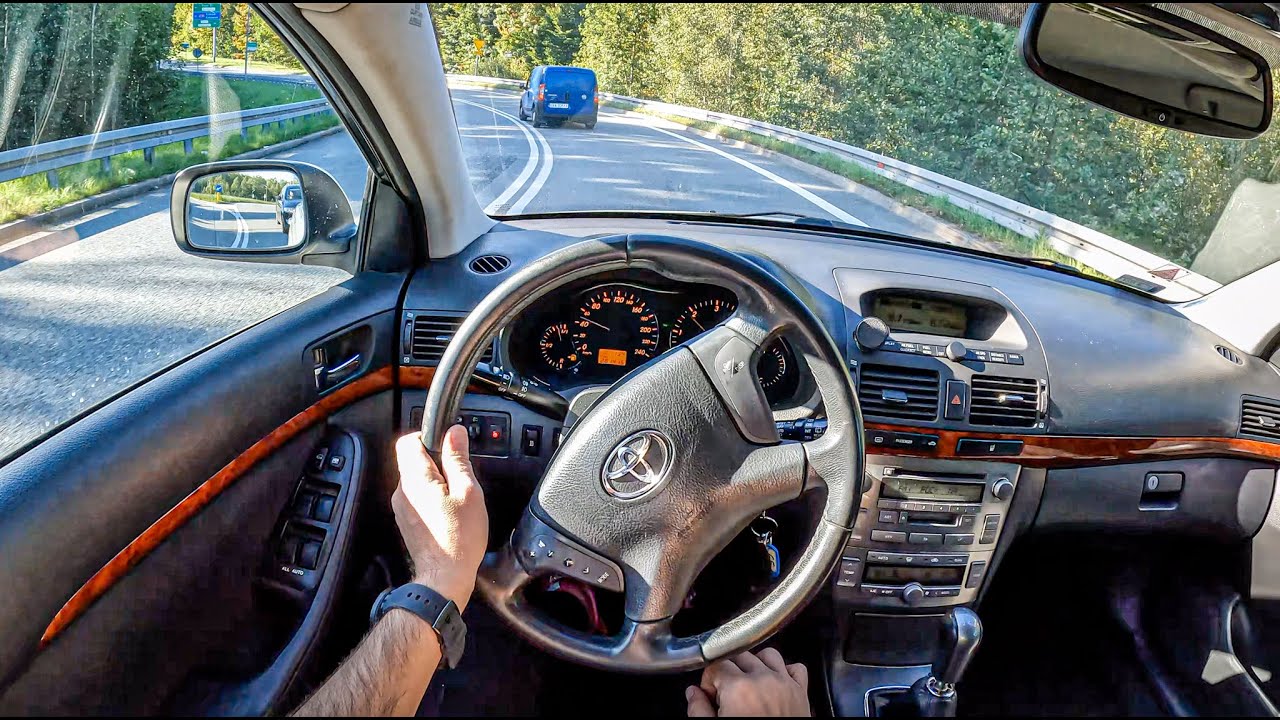 2003 Toyota Avensis [2.0 D-4D 116HP] |0-100| POV Test Drive #935 Joe Black