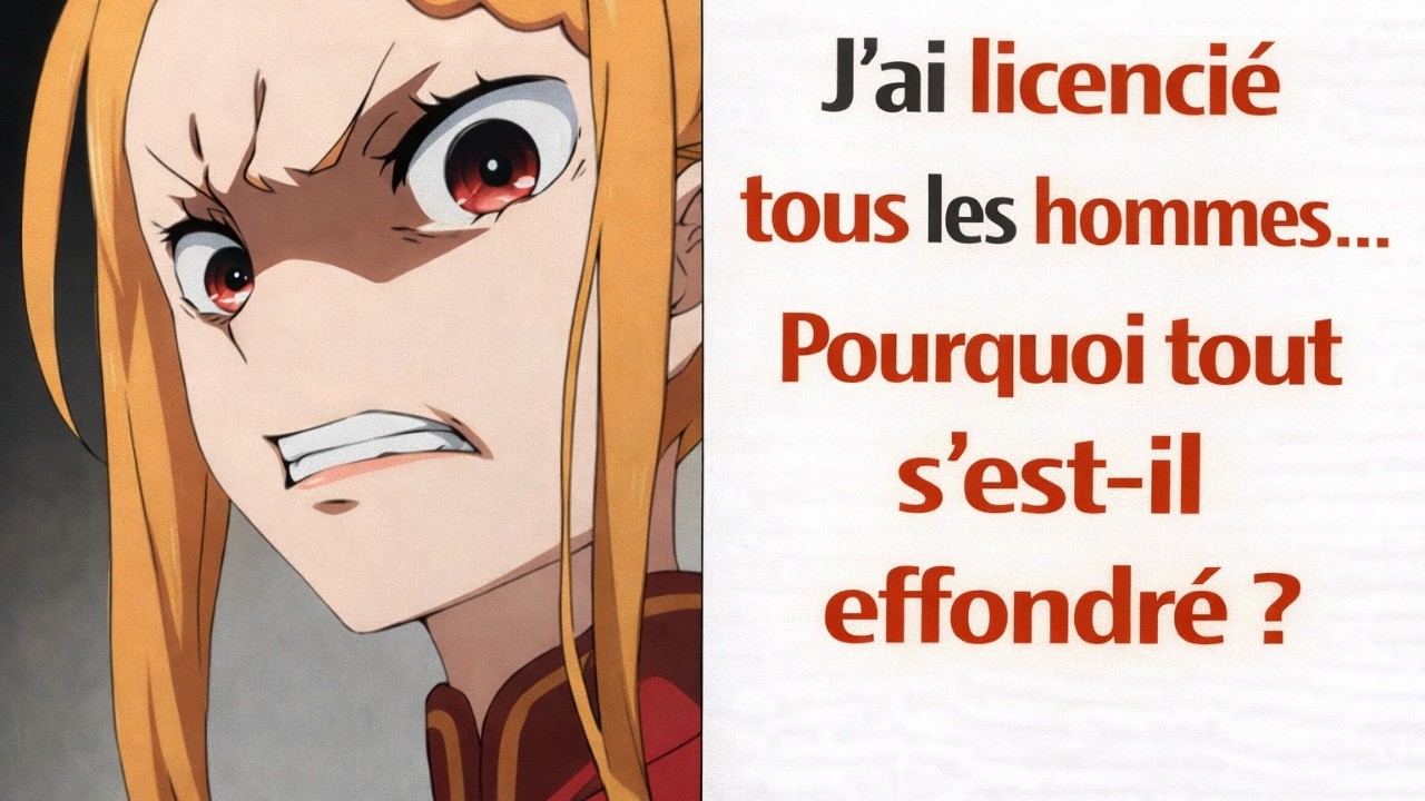 La PDG féministe a viré tous les hommes… avant de réaliser qu’ils faisaient tout le travail.