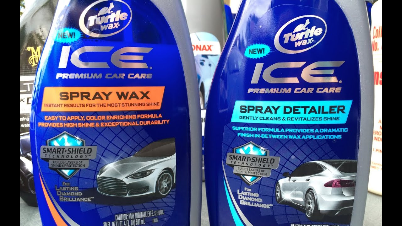 Turtle Wax ICE Spray Wax & ICE Spray Detailer 2015 - Review
