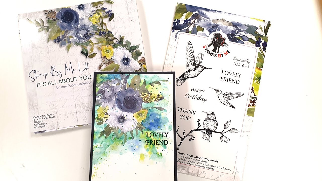 Stamping And Watercolouring Techniques With Toni Darroch