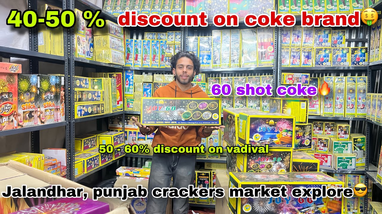 Jalandhar,Punjab Burlton Park Crackers Market Price Reveal🤑