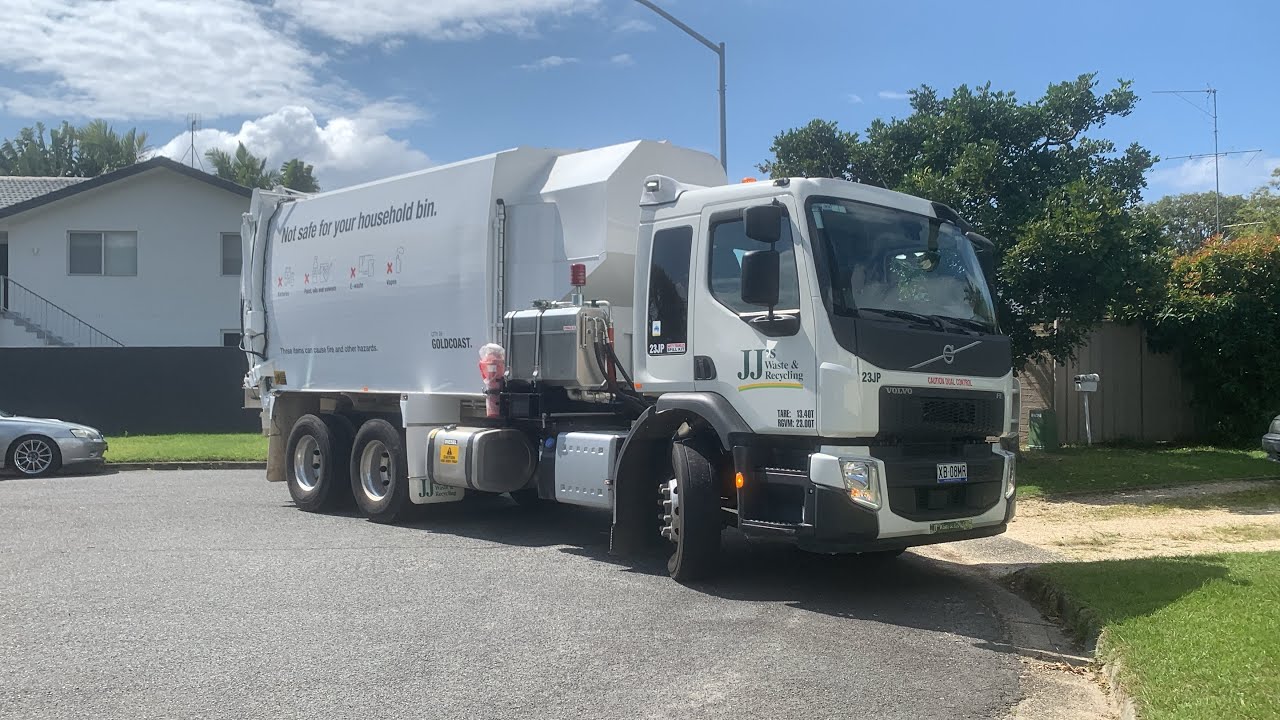 A Variety of Garbage Trucks
