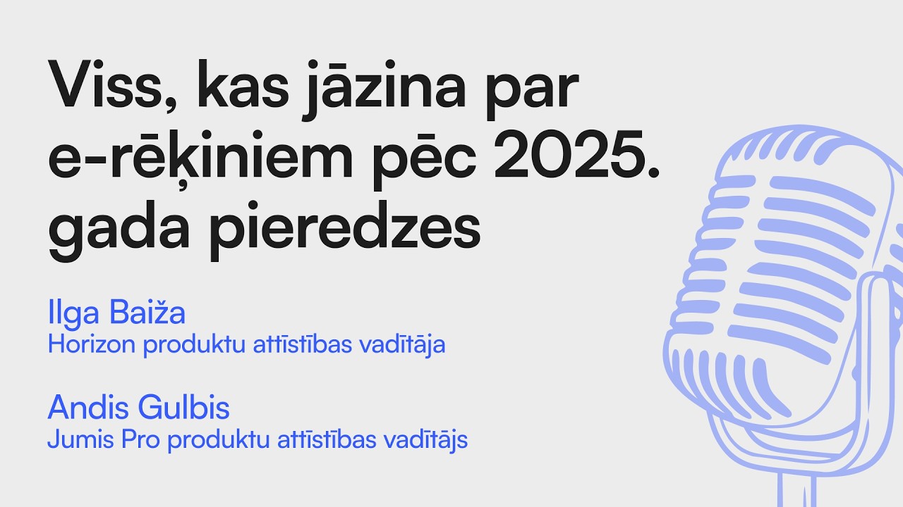 e-rēķinu vebinārs 12.03.2026. Jumis & Horizon stāsts