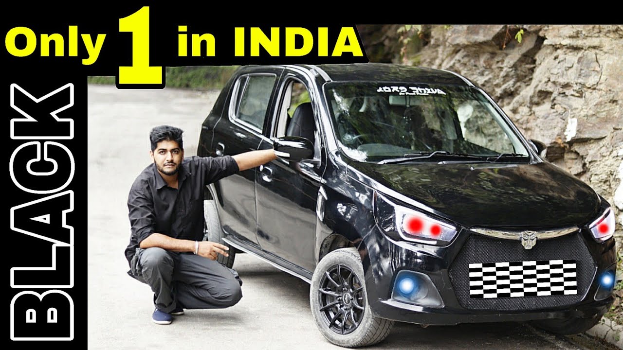 Modified Alto | Only One in India | Black Maruti Alto k10 Modification dual exhaust | Engineer Singh