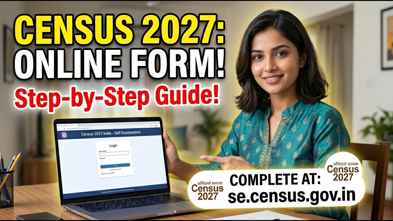 Census 2027 Self-Enumeration | Complete Step-by-Step Guide | Malayalam