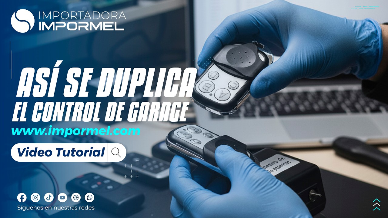 ASÍ ES COMO DEBES CLONAR UN CONTROL 433MHZ DE GARAGE | TUTORIAL (I131879) #tutorial #controller