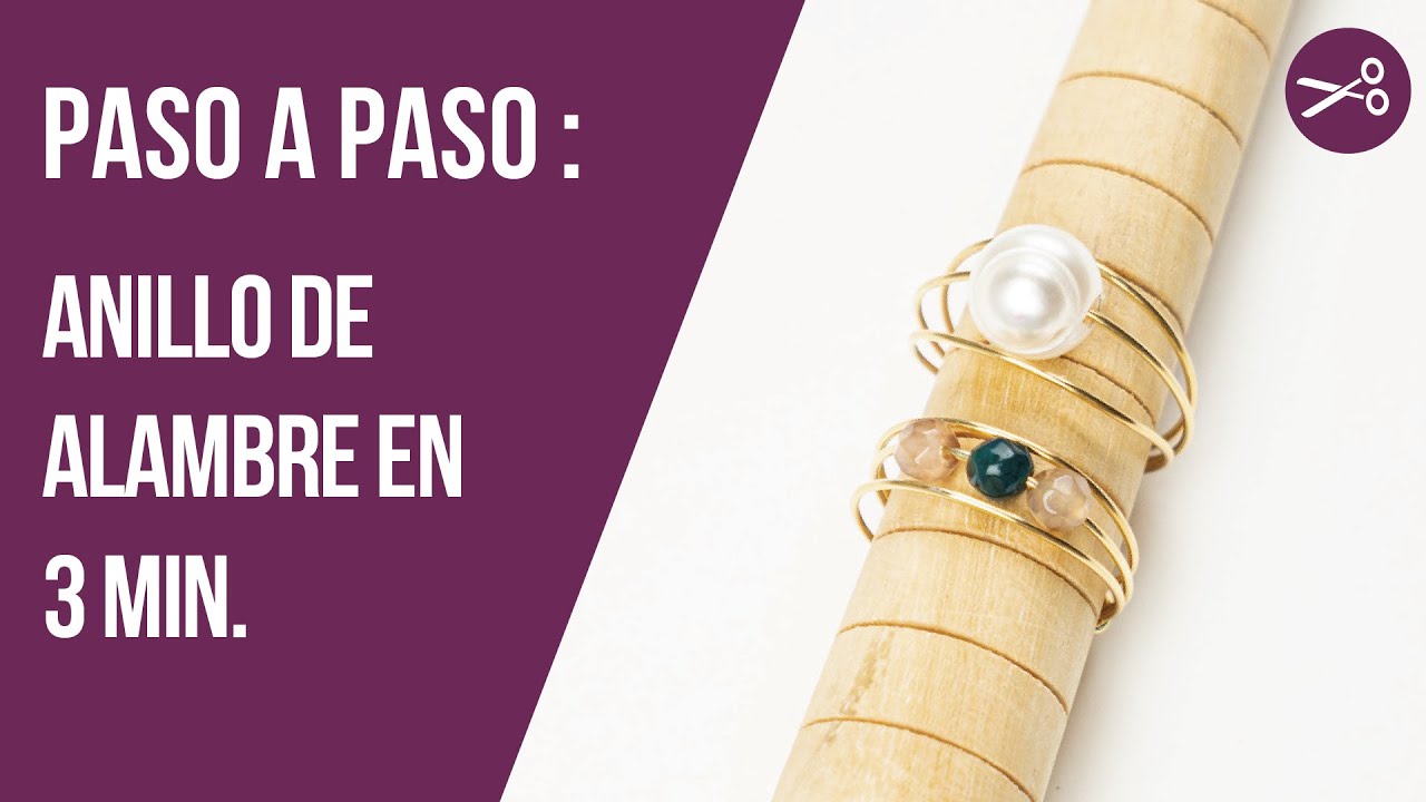 Cómo hacer un anillo de alambre en sólo 3 min