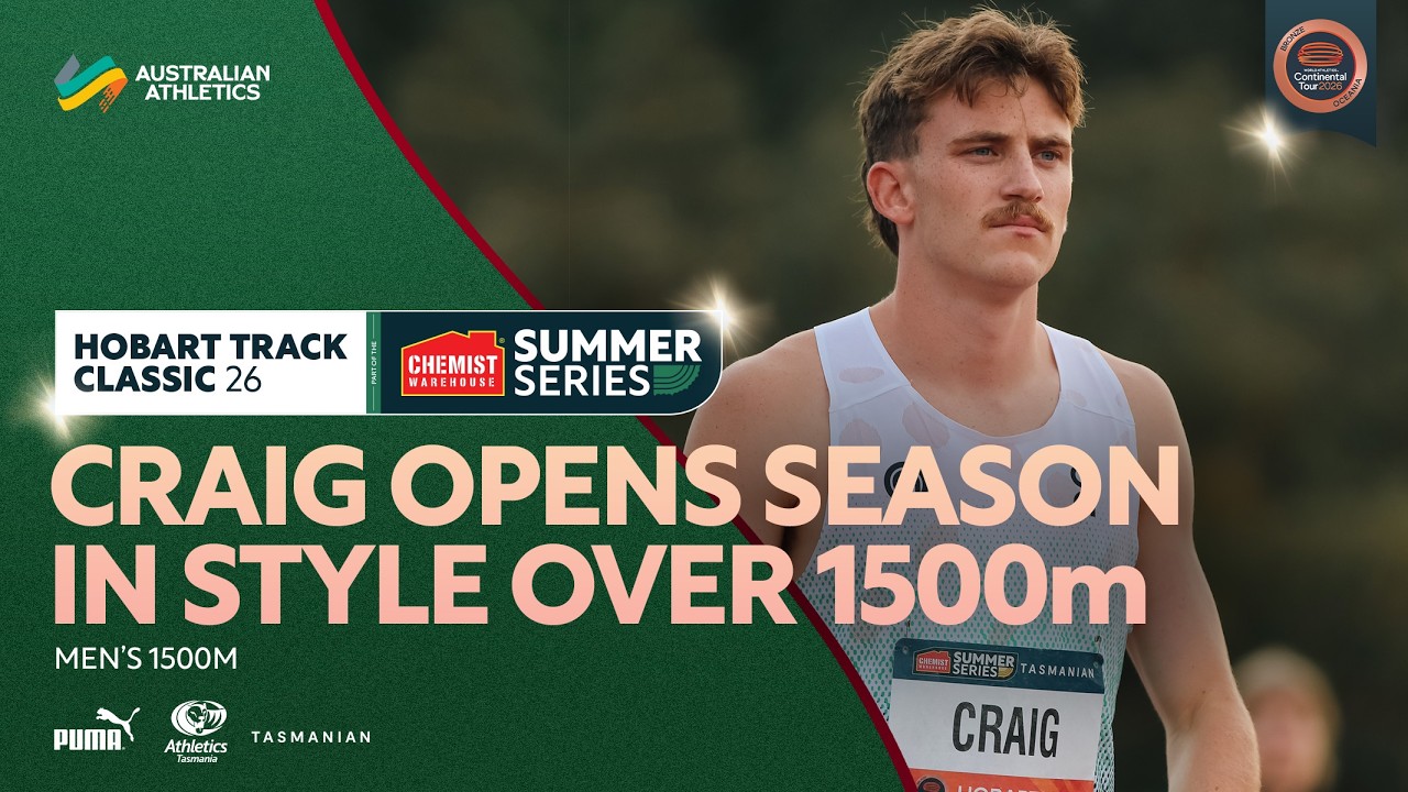 Финал забега на 1500 метров среди мужчин | Hobart Track Classic 2026