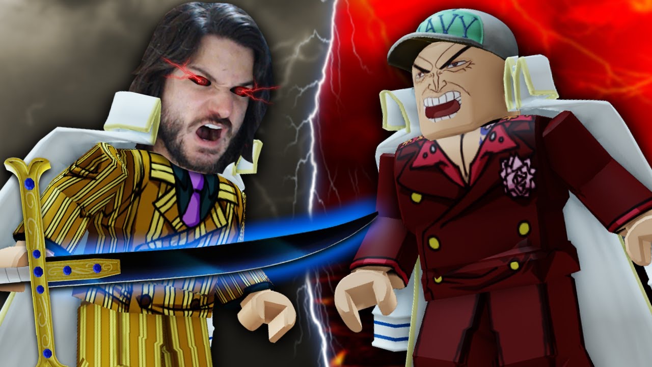 ALMIRANTE DE MAGMA VS ALMIRANTE COM HAKI DA VISÃO E ESPADA OP YORU! NO BLOX FRUITS!