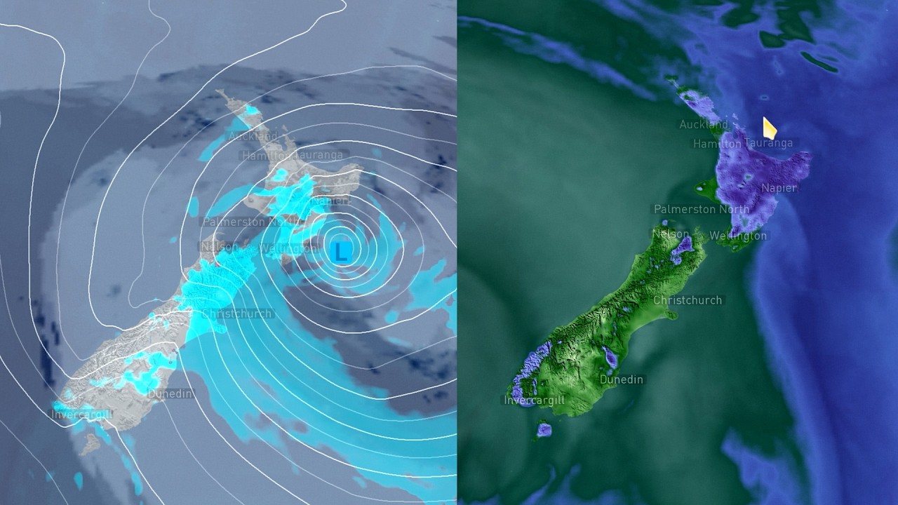 Thundery downpours set to drench North Island