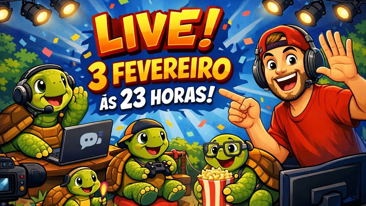 Isto não é uma live normal é outra coisa.⚡🐢