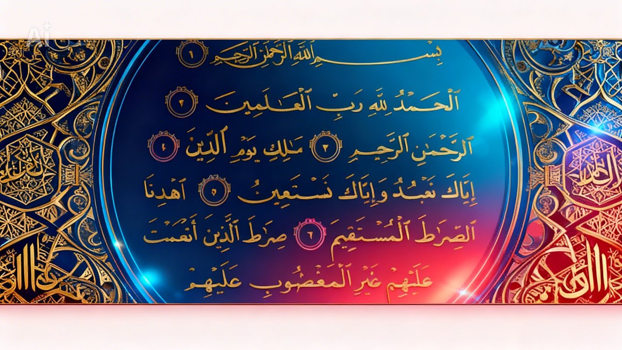AL FATIHAH PENENANG HATI - FULL 1 JAM MERDU - SURAT PEMBUKA AL QURAN