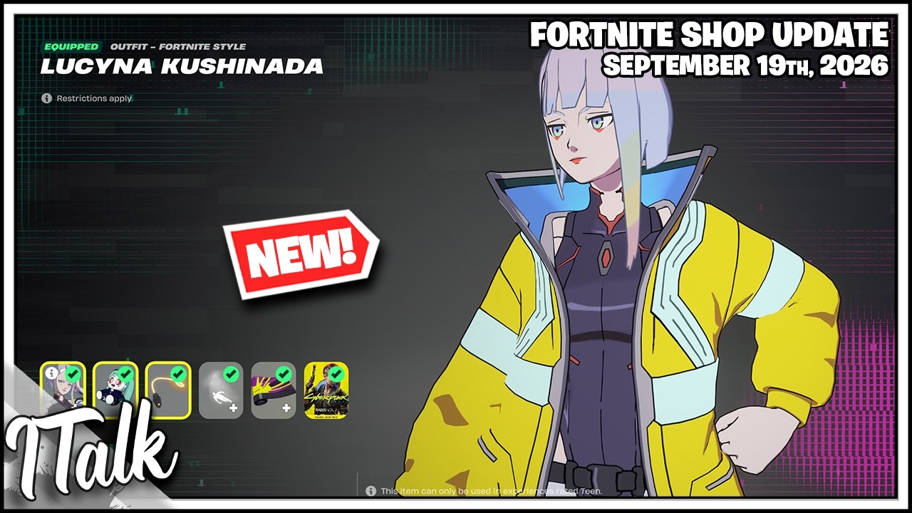 Магазин Fortnite *НОВИНКА* КОЛЛАБОРАЦИЯ CYBERPUNK EDGERUNNERS! [19 сентября 2026 г.] (Fortnite Гл...