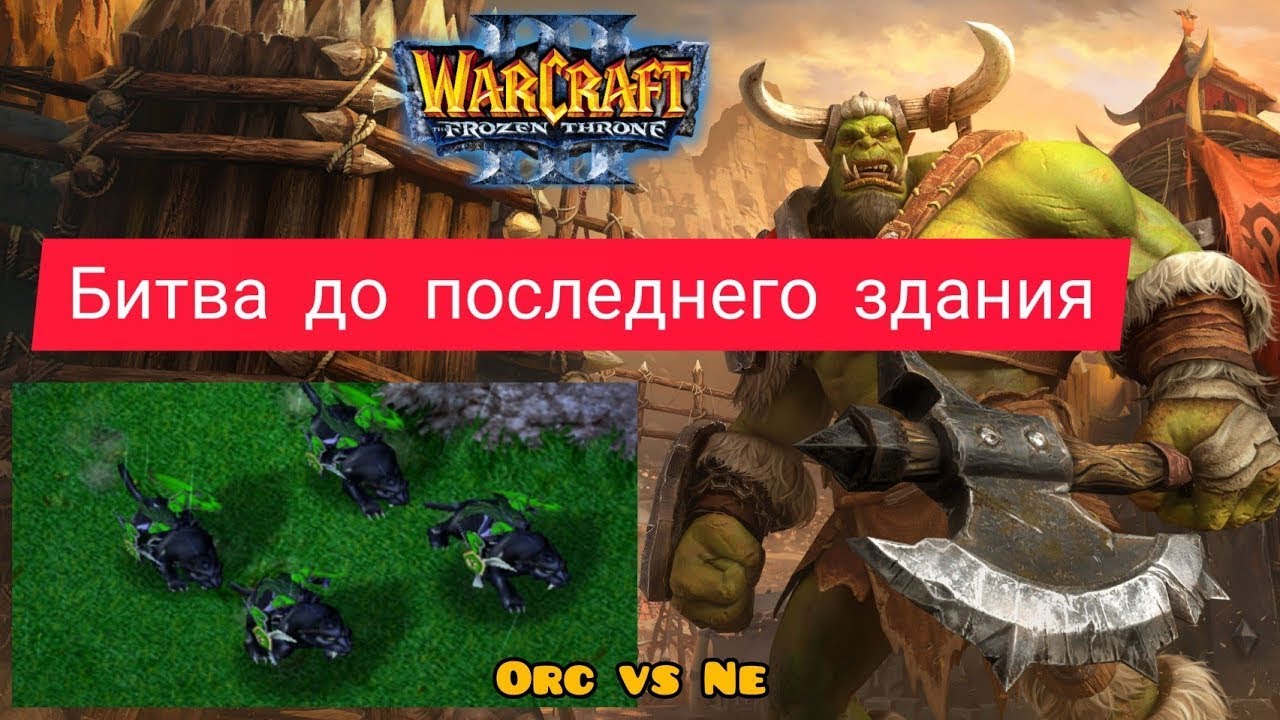 Битва до последнего здания‼️ Cash Orc vs Starshaped Ne Warcraft 3 Frozen Throne