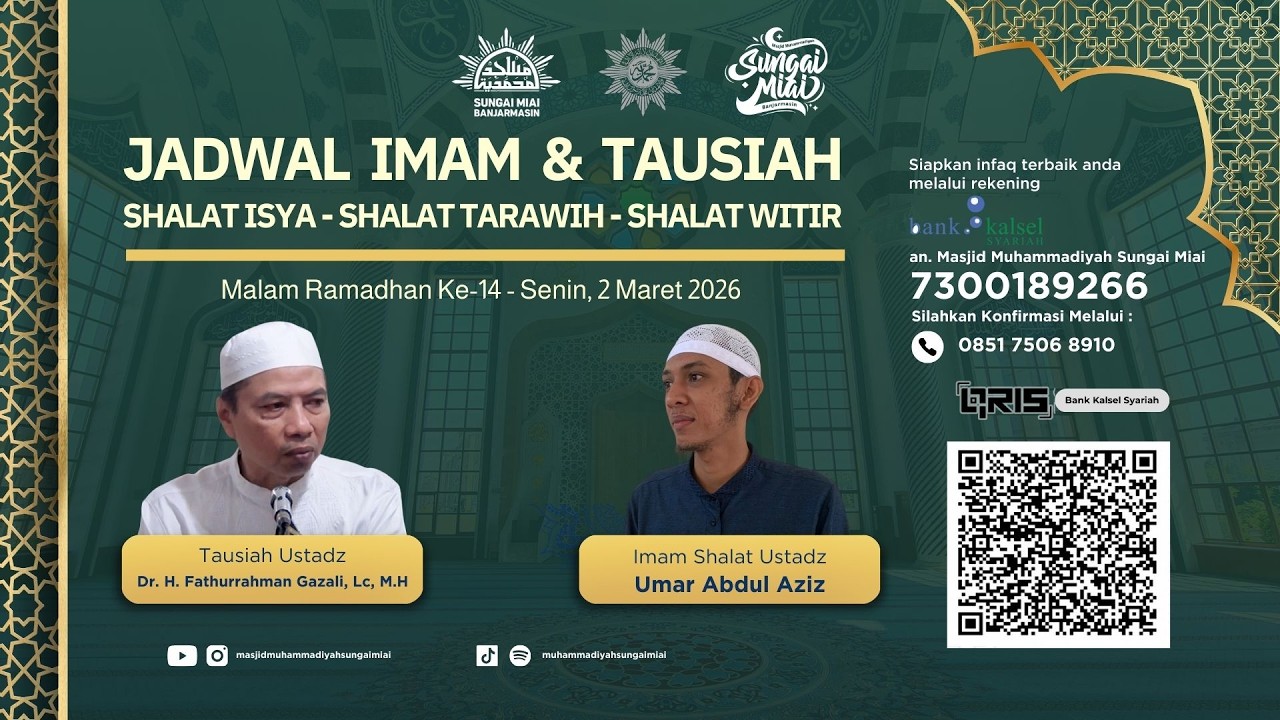 [Live] Qiyamu Ramadhan 1447 H Malam Ke-14
