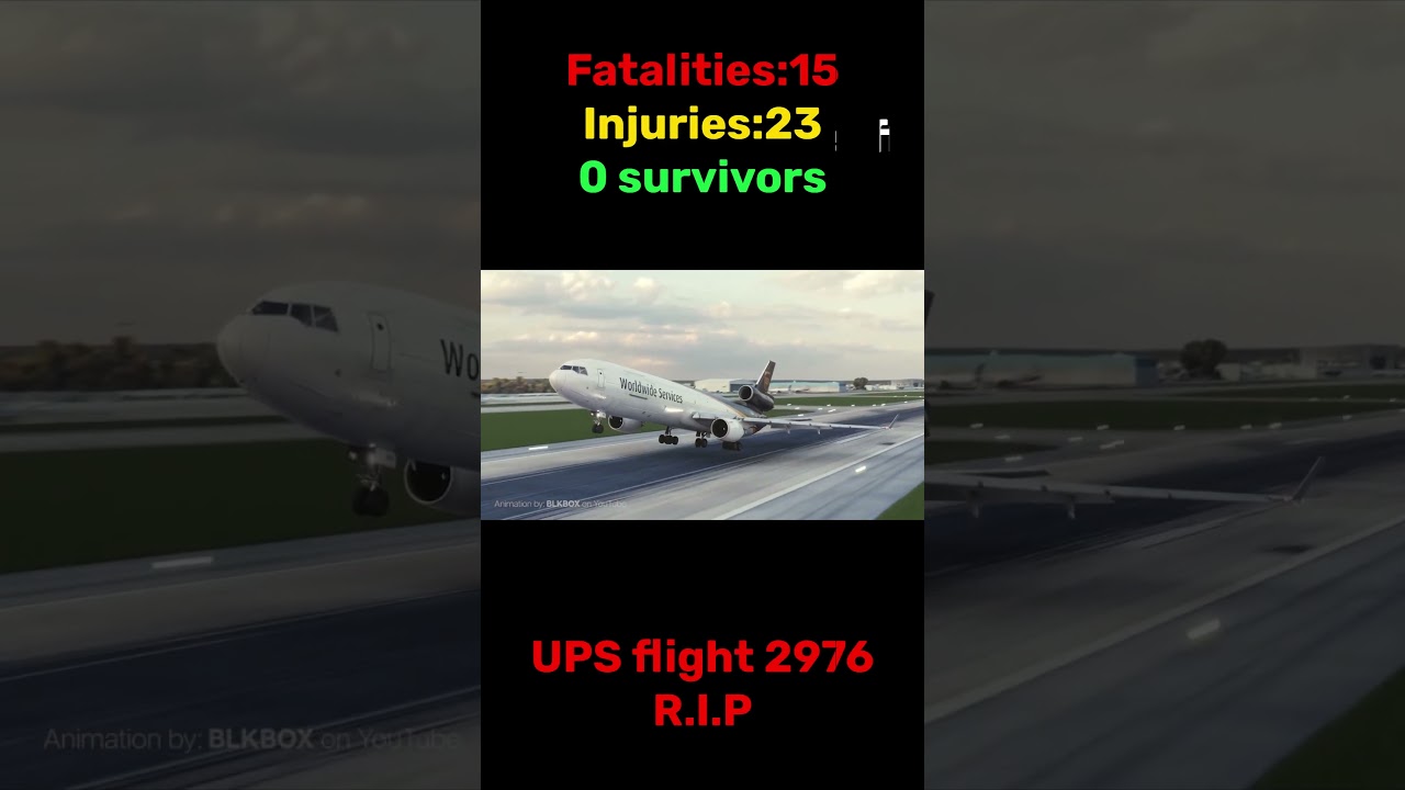 UPS flight 2976#aviationhistory #airplane #aviation #md11  #aircraft