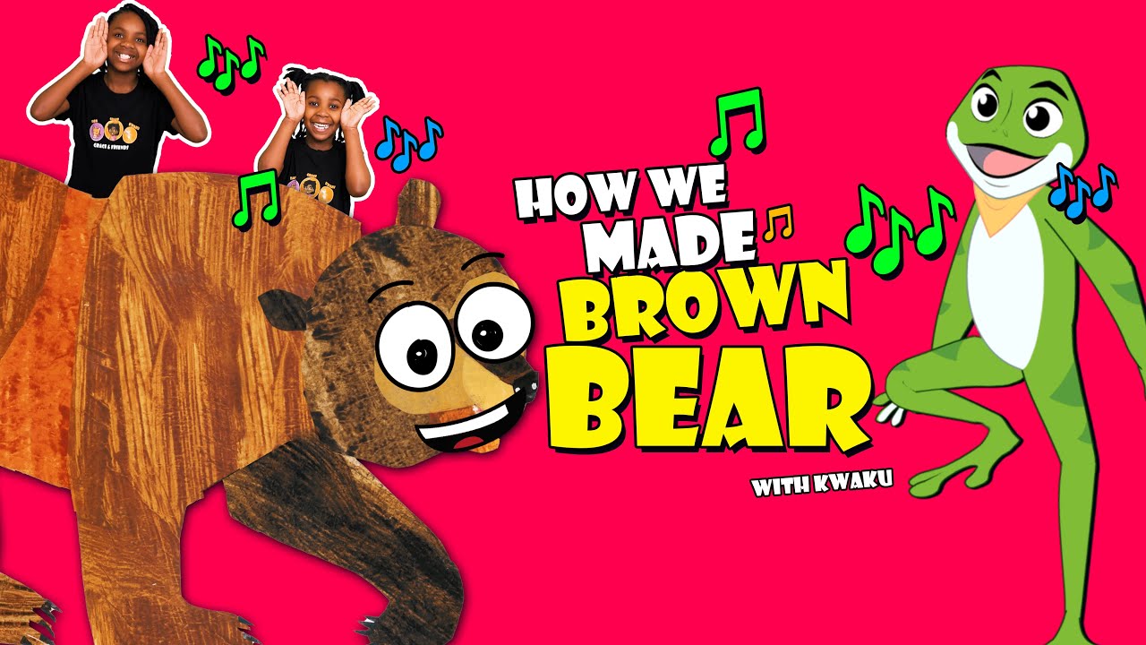 How we made BROWN BEAR🐻 | CATCHY animated SING ALONG SONG for children